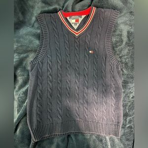 Tommy Hilfiger Navy Blue Sweater Vest
